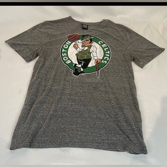 Ultra Game Other - Boston Celtics Men’s Gray NBA Basketball T-Shirt - Ultra Game - Men’s Large